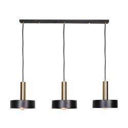 Ceiling Light DKD Home Decor Black Golden Metal 50 W 88 x 18 x 28 cm 88 x 20 x 30 cm