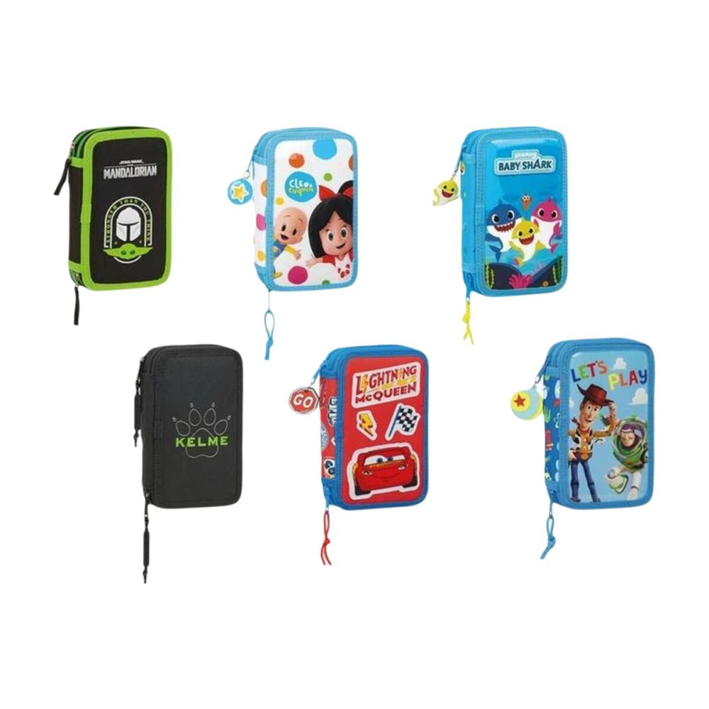 Double Pencil Case Safta