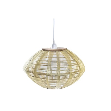 Suspension DKD Home Decor Naturel Doré Marron Bambou 50 W (42 x 42 x 26 cm)