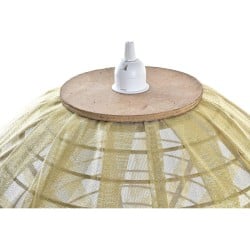 Ceiling Light DKD Home Decor Natural Golden Brown Bamboo 50 W (42 x 42 x 26 cm)