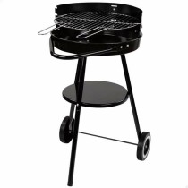 Coal Barbecue with Wheels Aktive Textilene 42 x 76,5 cm Black