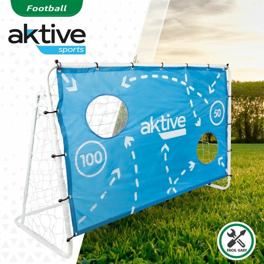 Fussballtor Aktive Canvas-Stoff 182 x 91 x 122 cm Ausbildung