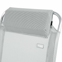 Gepolsterte Campingstuhl Aktive Neigbar Grau 44 x 55 x 101 cm
