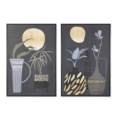 Painting DKD Home Decor 83 x 4,5 x 123 cm Vase Colonial (2 Units)