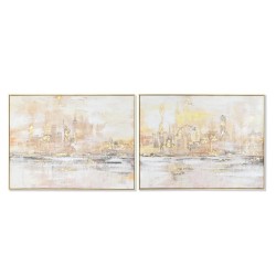 Cadre DKD Home Decor 80 x 3,5 x 60 cm New York Loft (2 Unités)