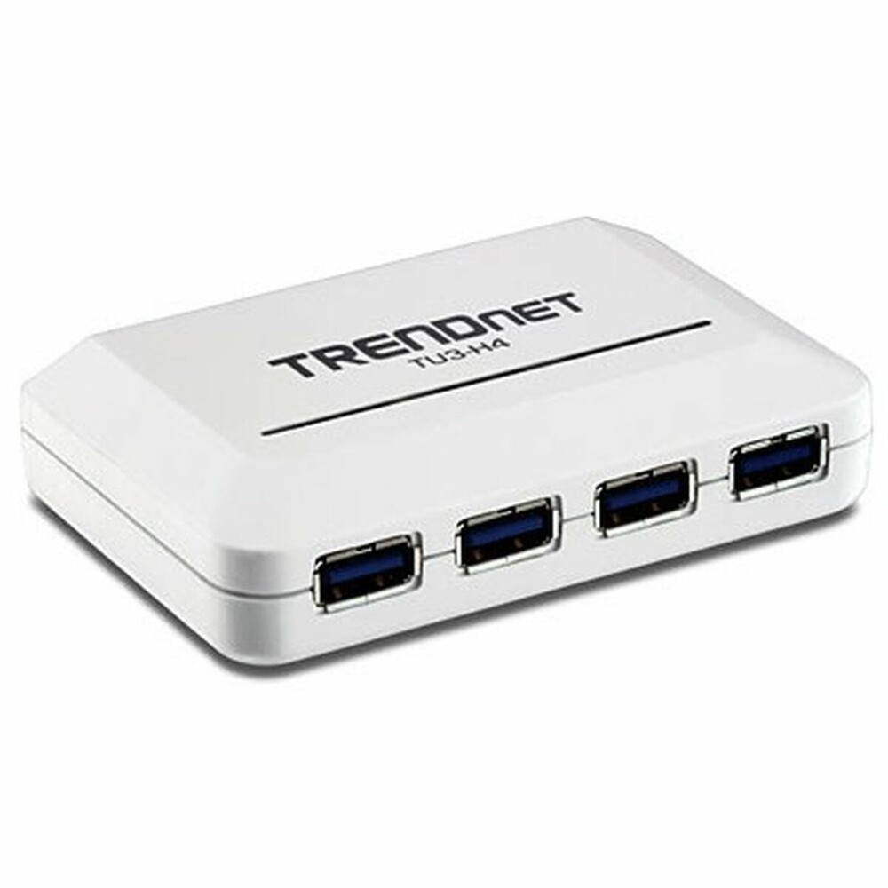 Hub USB Trendnet TU3-H4 Weiß