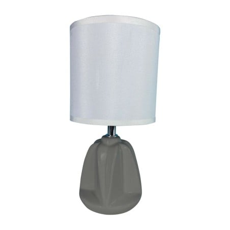 Desk lamp Versa Adam Grey Ceramic Textile (13 x 29 x 10,5 cm)