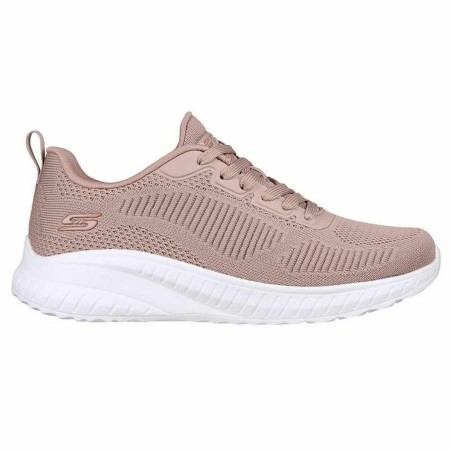 Laufschuhe für Erwachsene Skechers Bobs Sport Squad Rosa Damen