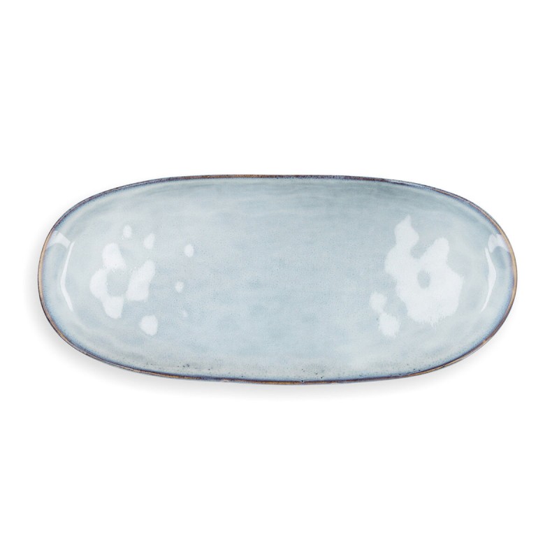 Serving Platter Quid Boreal Blue Ceramic 36 x 16 cm (2 Units) (Pack 2x)