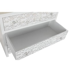 Caisson à Tiroirs DKD Home Decor Blanc Bois de manguier (100 x 50 x 80 cm)