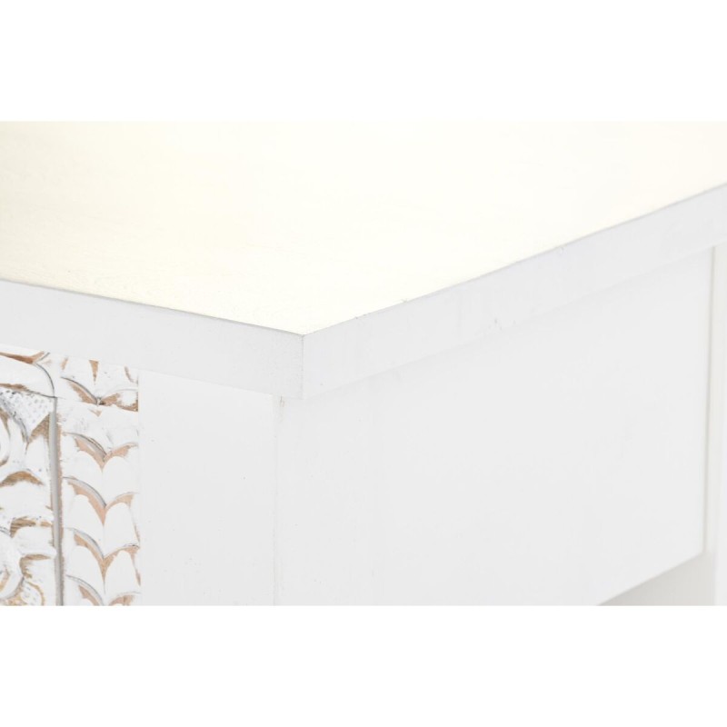 Console DKD Home Decor Blanc Bois de manguier (100 x 45 x 78 cm)