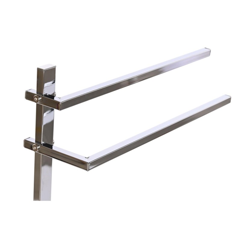 Free-Standing Towel Rack DKD Home Decor Silver MDF Steel (45 x 21 x 80 cm)