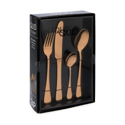 Cutlery set Quid Celebrart Metal Copper 24 Pieces