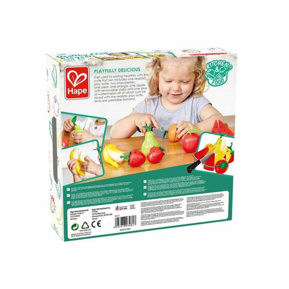 Toy Food Set Hape 9 Pieces Fruits