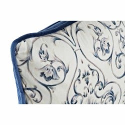 Kissen DKD Home Decor Blau 50 x 10 x 30 cm Blomster