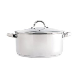 Casserole avec Couvercle Quid Métal Acier (24 cm)