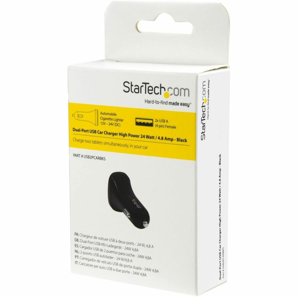 Chargeur de voiture Startech USB2PCARBKS 