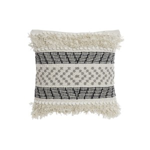 Coussin DKD Home Decor Noir Beige 45 x 10 x 45 cm Boho