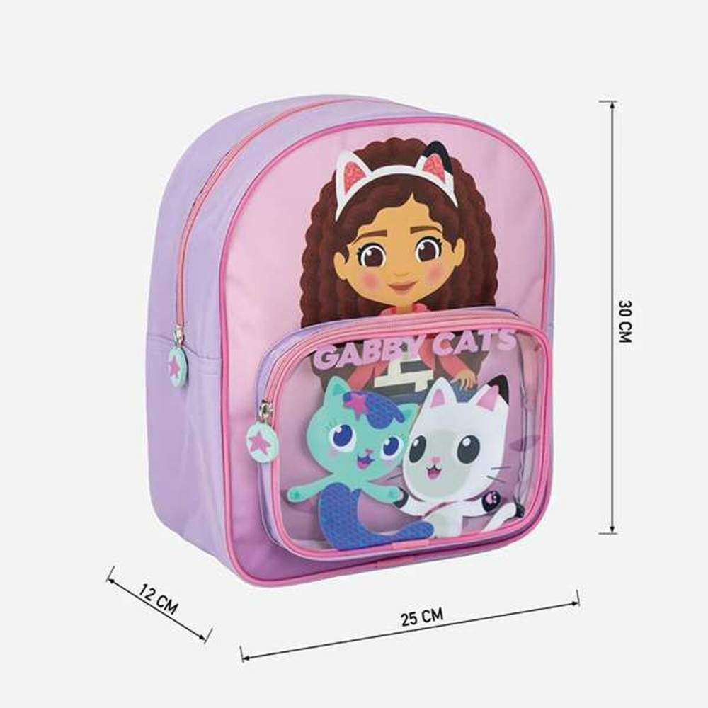 Schulrucksack Gabby's Dollhouse Rosa 25,0 x 30,0 x 1,2 cm