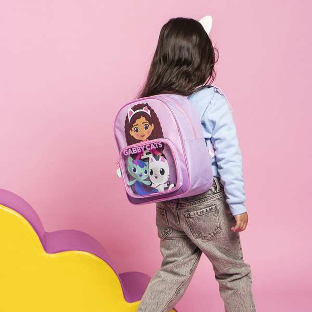 Schulrucksack Gabby's Dollhouse Rosa 25,0 x 30,0 x 1,2 cm