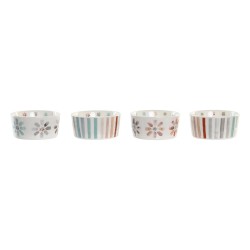 Plateau apéritif DKD Home Decor 19,7 x 19,7 x 1 cm Multicouleur Grès