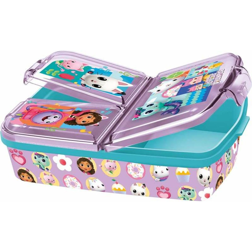 Sandwich Box Gabby's Dollhouse Party Light Pink 16 x 6 x 12,5 cm Children's