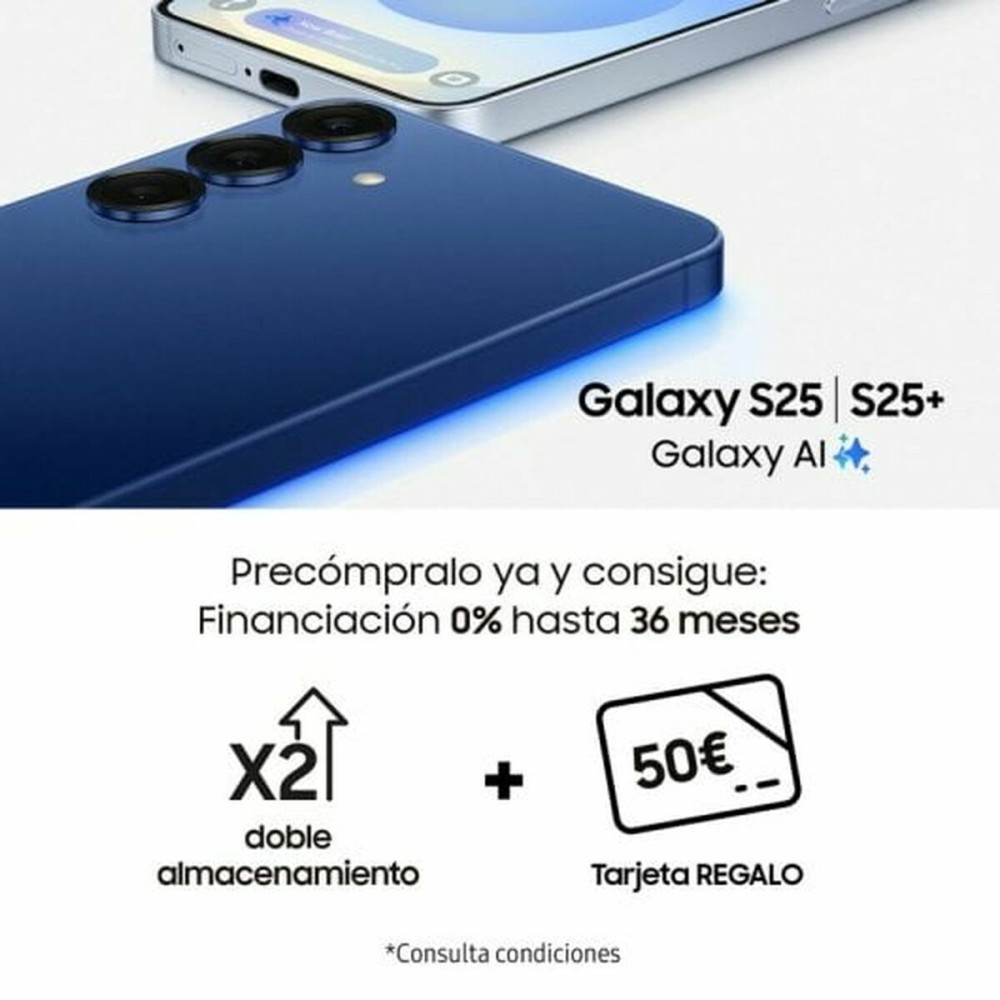 Smartphone Samsung 6,7" Qualcomm Snapdragon 8 Elite 12 GB RAM 256 GB Bleu