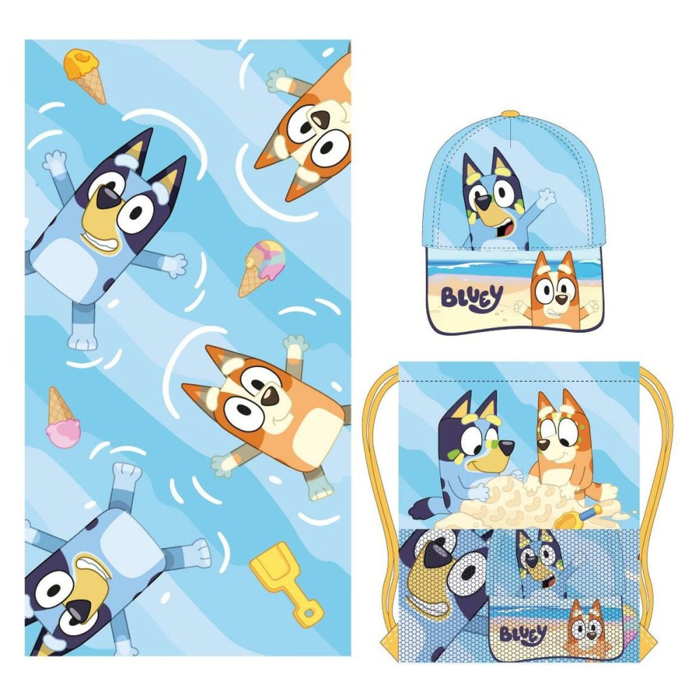 Badetuch Bluey Blau 33 x 27 x 7 cm