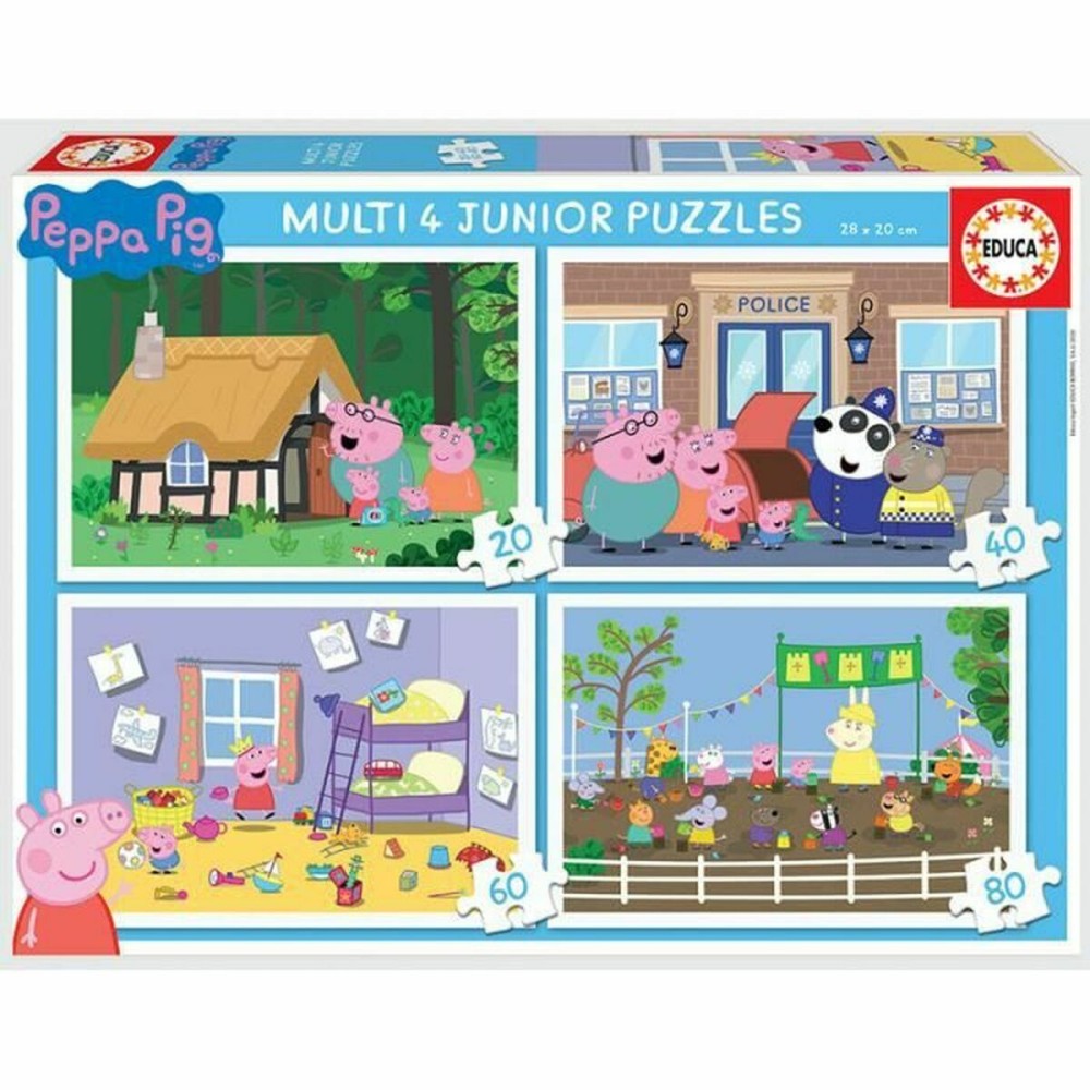 Pâte à modeler en argile Educa Multicouleur 250 g (80 Pièces)