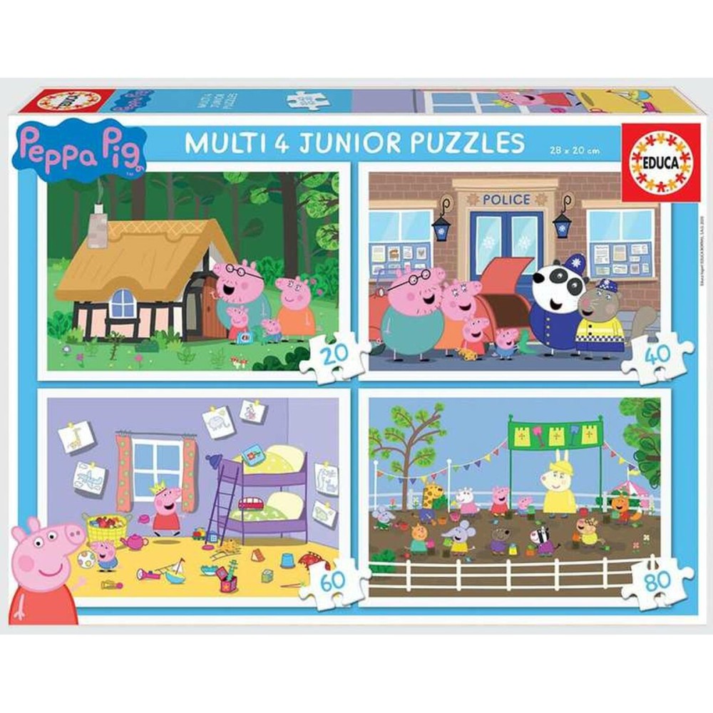 Pâte à modeler en argile Educa Multicouleur 250 g (80 Pièces)