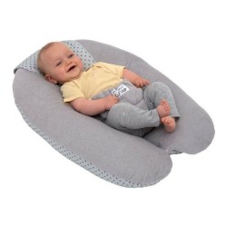 Breastfeeding Cushion Tineo Polka Dots Grey