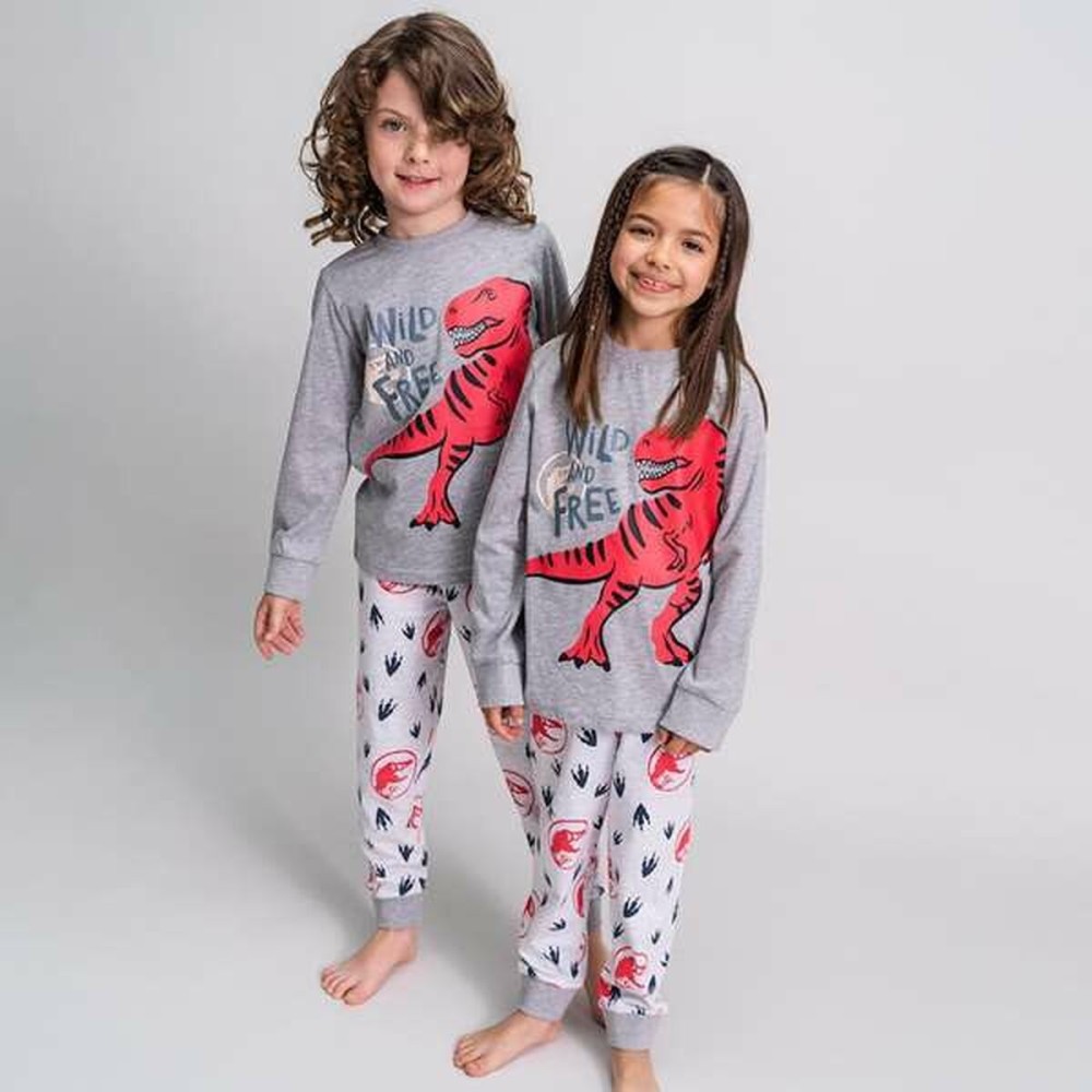 Pyjama Enfant Jurassic Park Gris