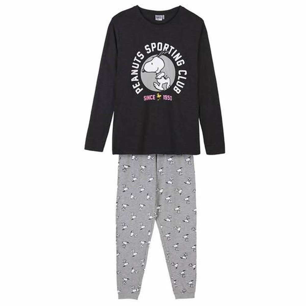 Schlafanzug Snoopy Grau