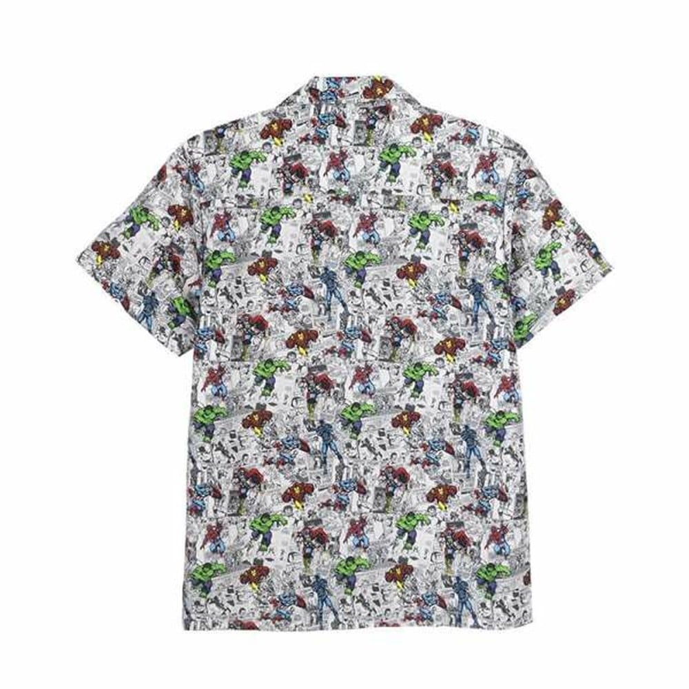 Herren Kurzarm-T-Shirt Marvel Hellgrau