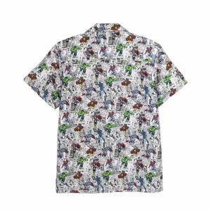 Herren Kurzarm-T-Shirt Marvel Hellgrau