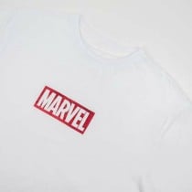 T-shirt à manches courtes homme Marvel Blanc