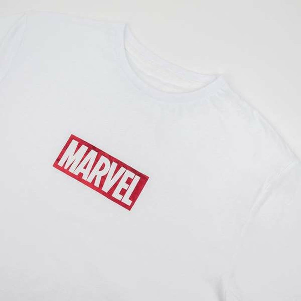 T-shirt à manches courtes homme Marvel Blanc