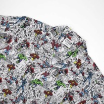 Men’s Short Sleeve T-Shirt Marvel Light grey
