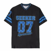Herren Kurzarm-T-Shirt Harry Potter Ravenclaw Schwarz