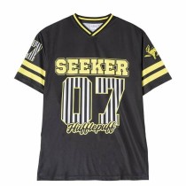 T-shirt à manches courtes homme Harry Potter Hufflepuff Noir