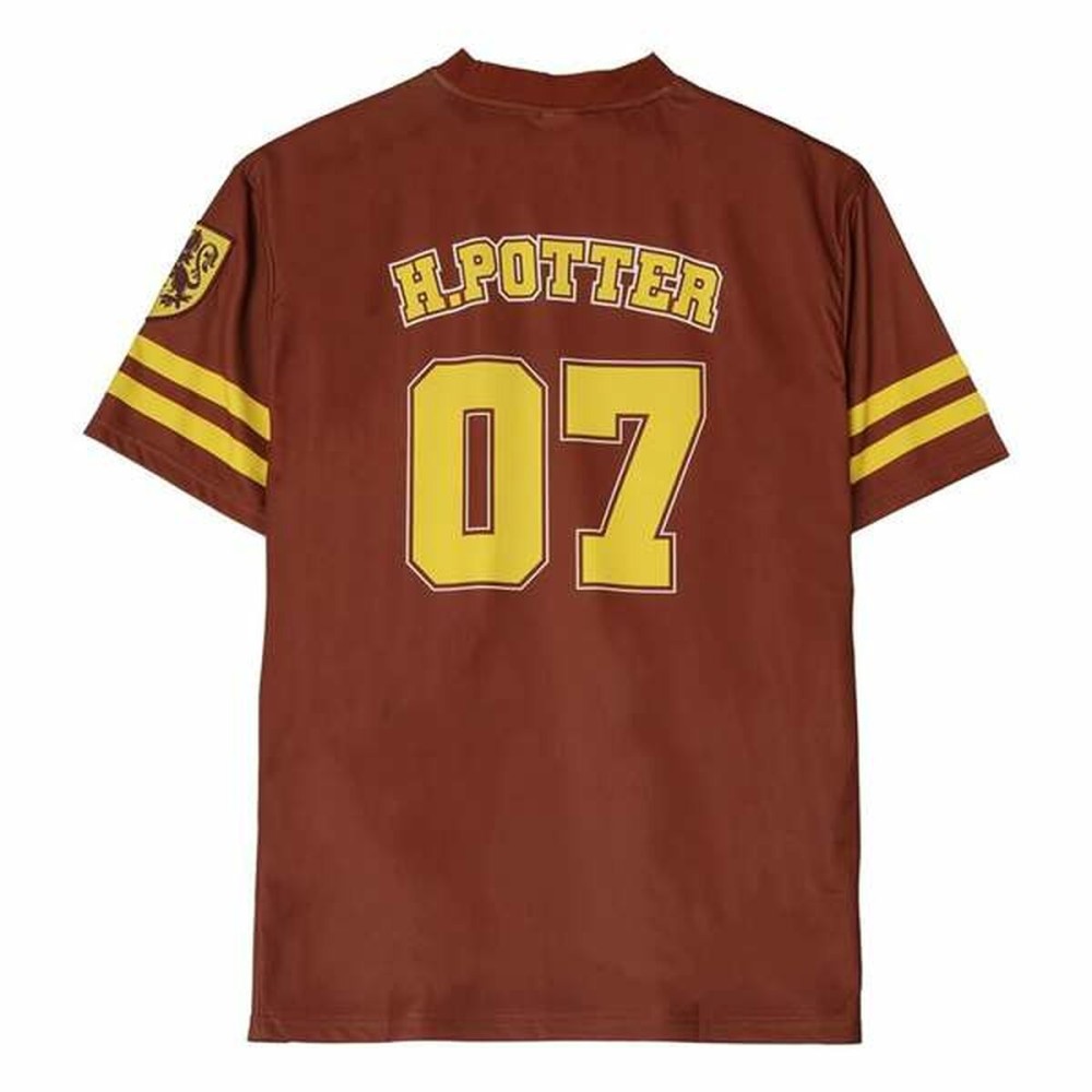 Herren Kurzarm-T-Shirt Harry Potter Gryffindor Dunkelrot