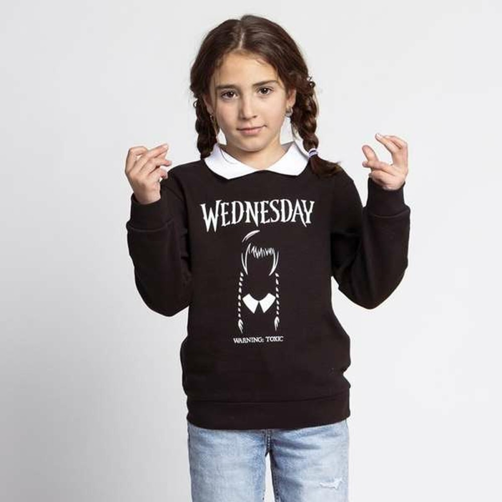 Kinder-Sweatshirt Wednesday Dunkelgrau