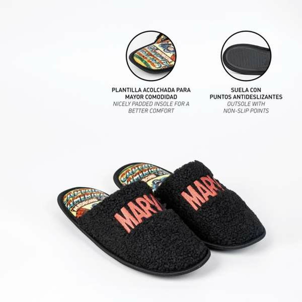 Chaussons Marvel Noir