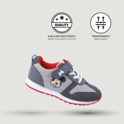 Sports Shoes for Kids Mickey Mouse Grey