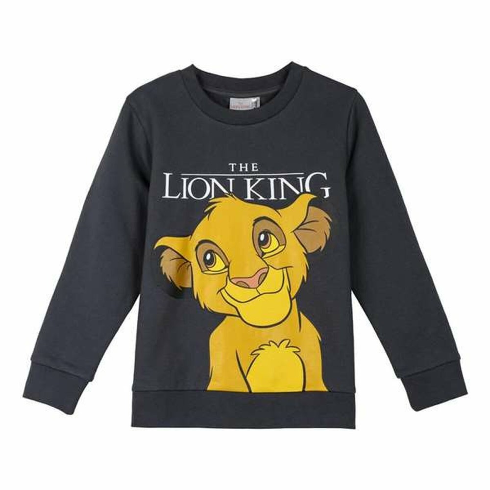 Unisex Sweatshirt without Hood The Lion King Dark grey