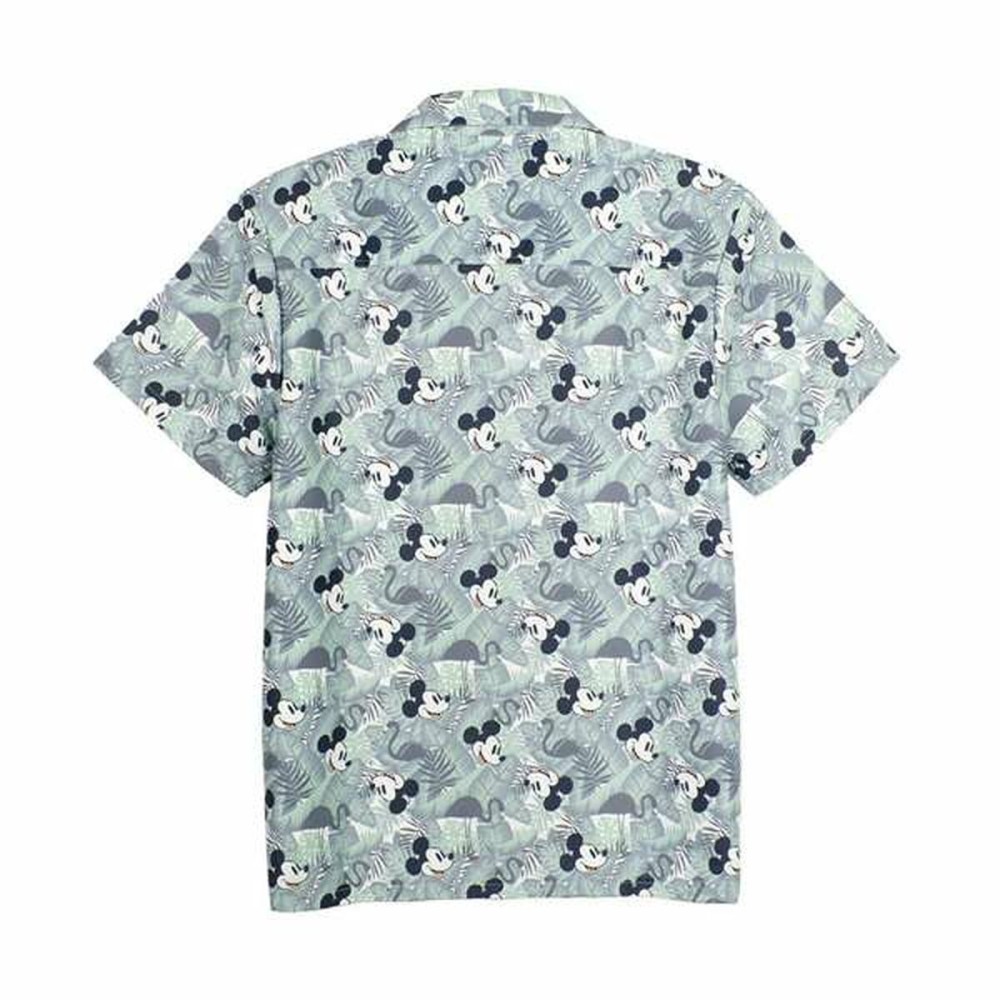 Men’s Short Sleeve T-Shirt Mickey Mouse Light Green