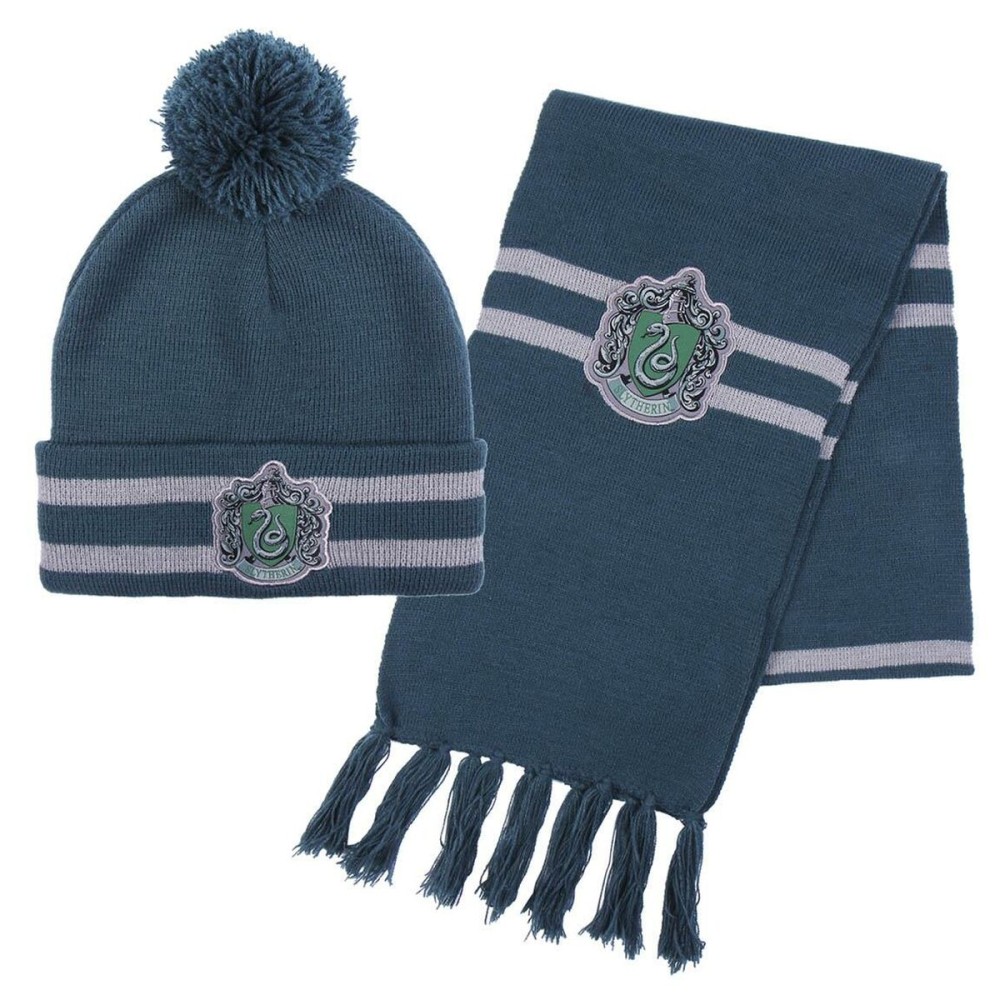 Mütze und Schal Harry Potter Dark Green