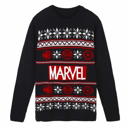 Pull unisex Marvel Bleu foncé