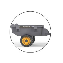 Tracteur à pédale Smoby Stronger XXL Gris 161 x 56 cm Remorque