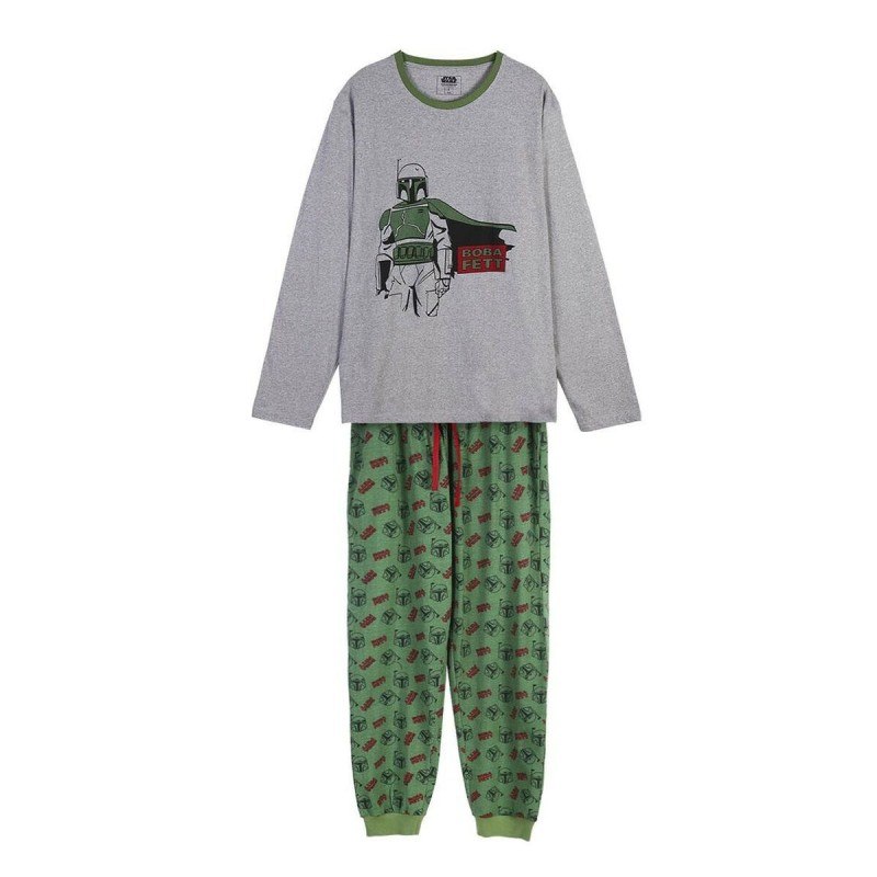 Pyjama Enfant Boba Fett Gris Vert foncé